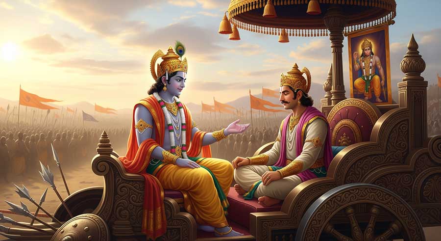 Крішна і Арджуна – Бхагавад ГІта