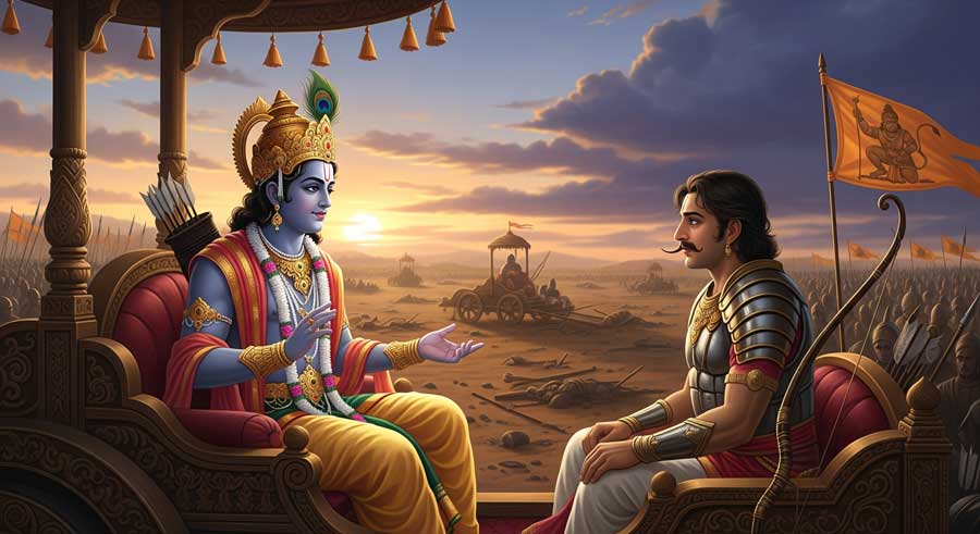 Крішна і Арджуна – Бхагавад ГІта