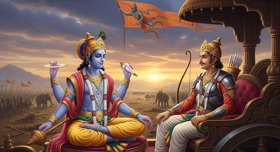 Крішна і Арджуна – Бхагавад ГІта