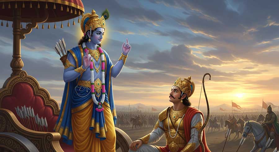 Крішна і Арджуна – Бхагавад ГІта
