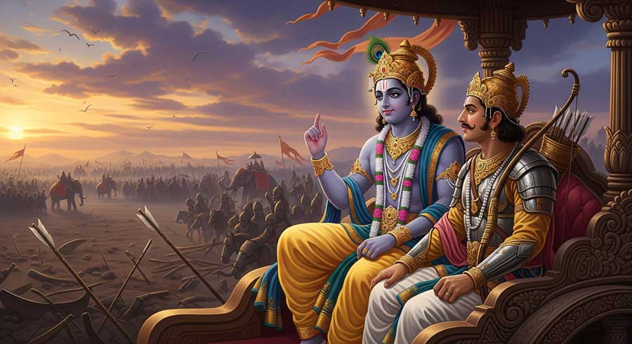 Крішна і Арджуна – Бхагавад ГІта
